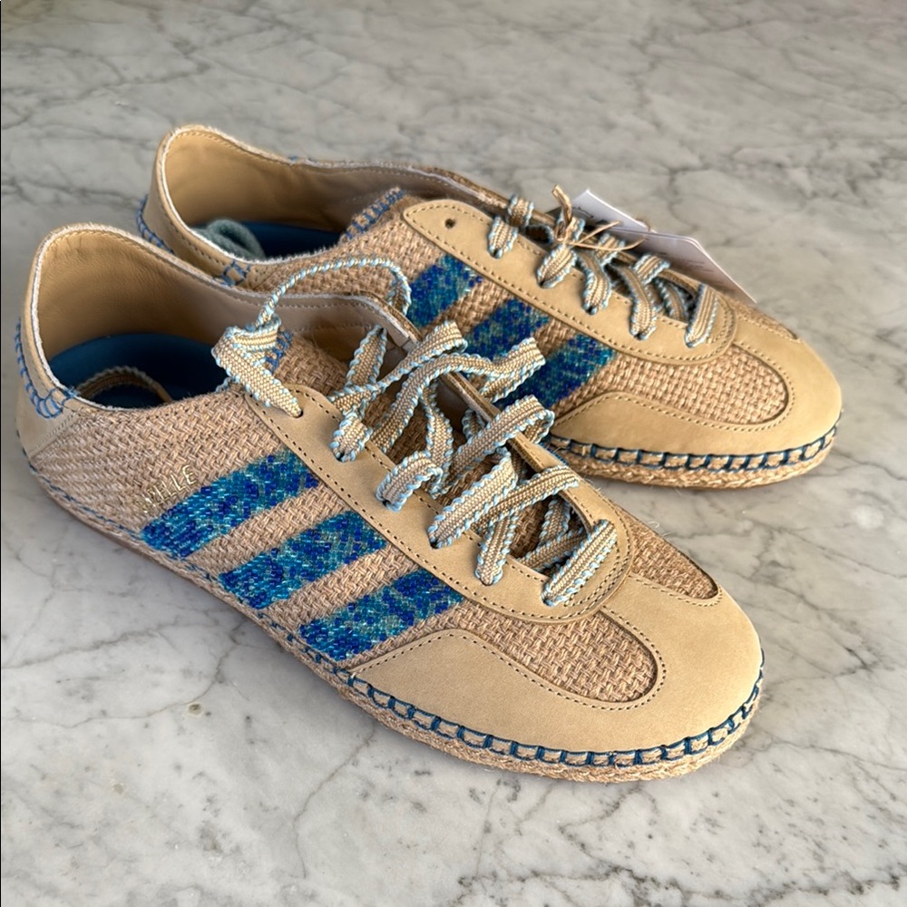 Men’s Adidas CLOT X Gazelle Linen Khaki Light Blue